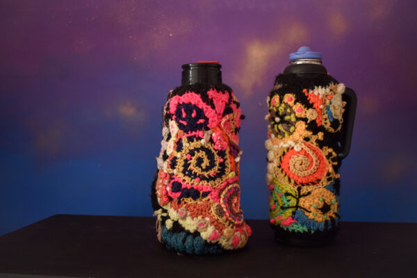 cubre termo en crochet libre.l