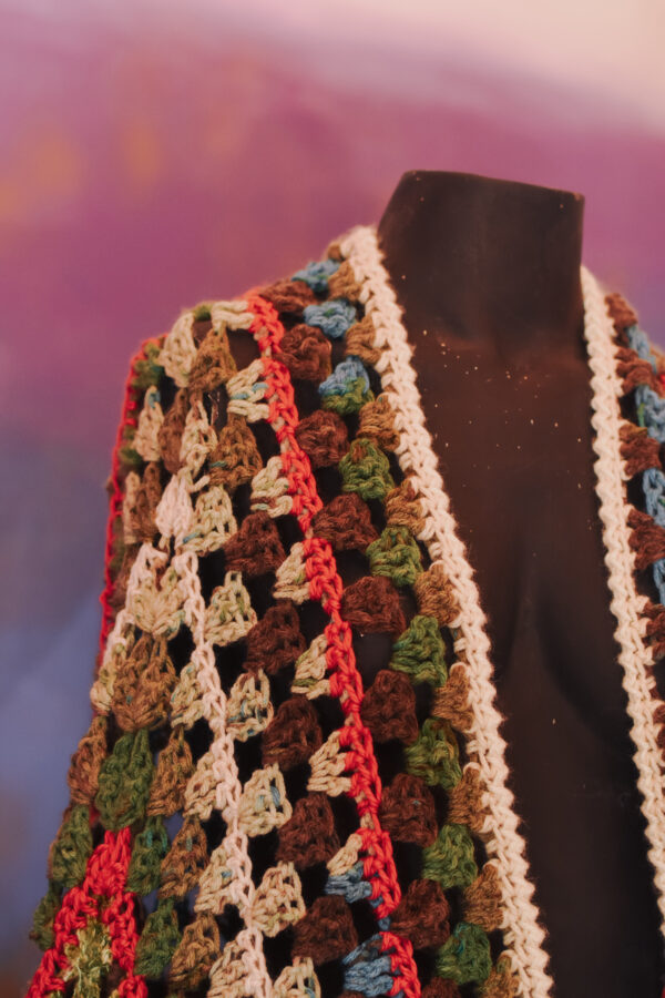 ruana en crochet